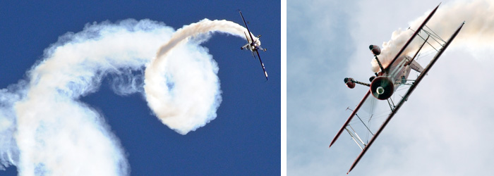 The Dacy Airshows crew is treating the Fair to a night of high-flying fun
