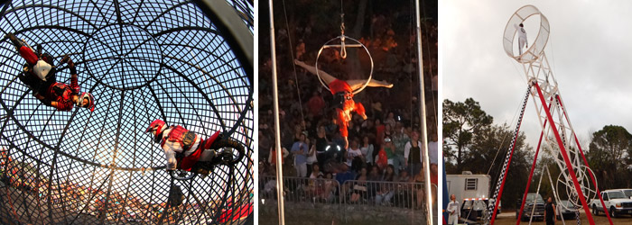 Don't miss The Nerveless Nocks Stunt Show at the Fair this year