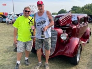 Jim Racinowski - car show winner