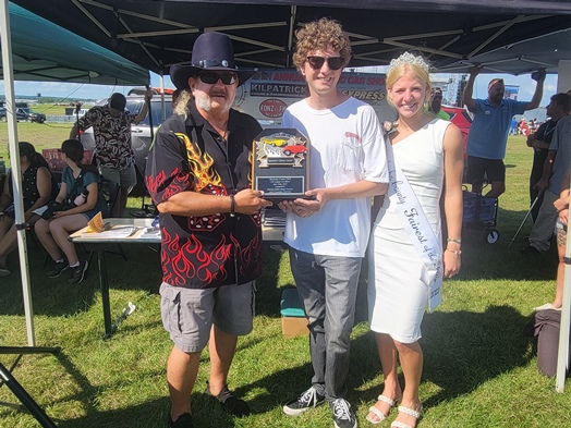 Ryan Harder - car show winner