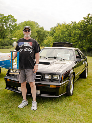 Larry Dietrich - car show winner