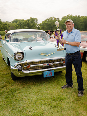 Roger Adams - car show winner