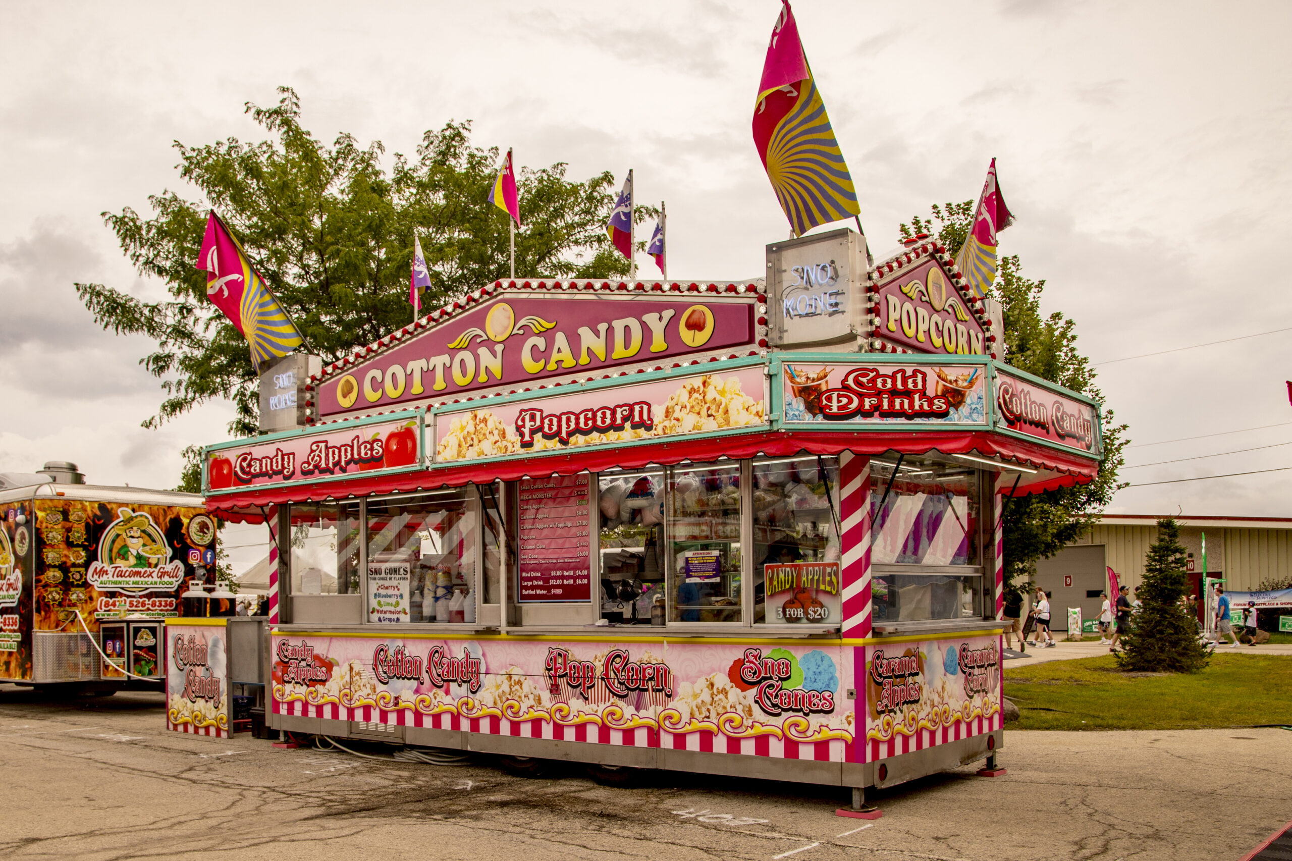 Cotton candy - a fair food favorite