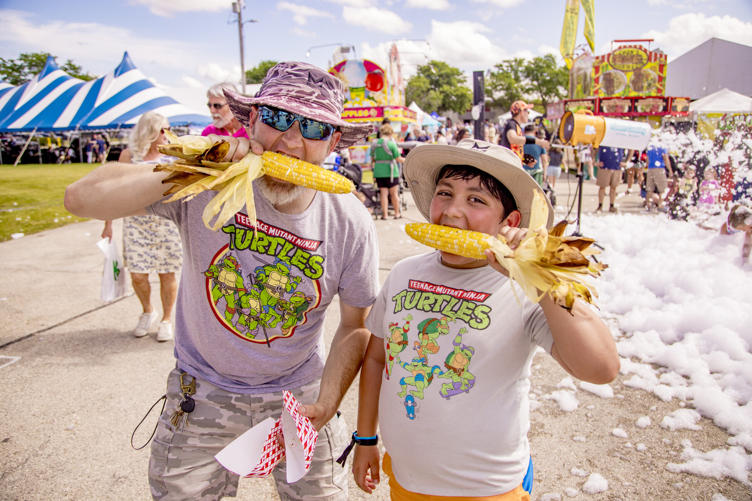 Corn on the cob - a fair food favorite