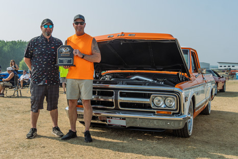 Kory King - car show winner