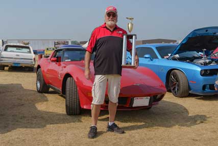 Tom Bellows - car show winner